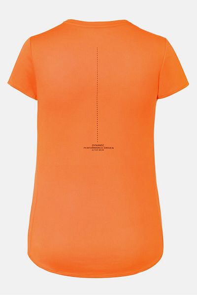 Tchibo Women Sportswear Fit Textured Performance T-shirt, Orange