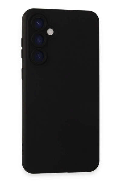 NewFace حافظة سامسونج جالاكسي S23 FE من السيليكون المخملي الداخلي نانو - أسود...