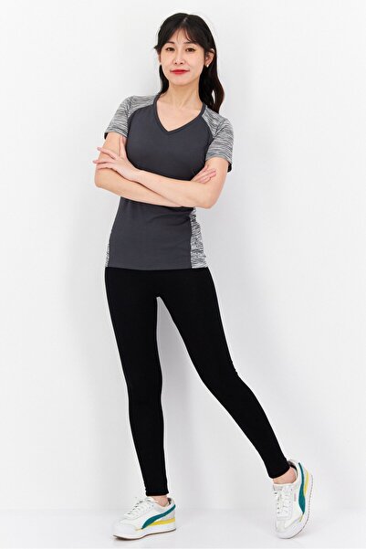 Asics Women Sportswear Fit Short Sleeve Training T shirt, Dark Grey