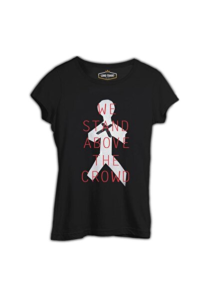 Lord T-Shirt Three Days Grace - Stand Above Siyah Kadın Tshirt