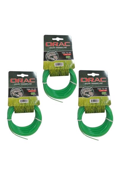 Orac Misina Yuvarlak 1.3mm 15 m Crocodile Yeşil 3 Adet