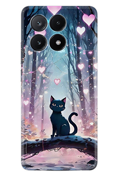 Kılıfland Xiaomi Poco X6 Pro Kılıf Boutique Baskılı Resimli Love Cats Tree Pc...