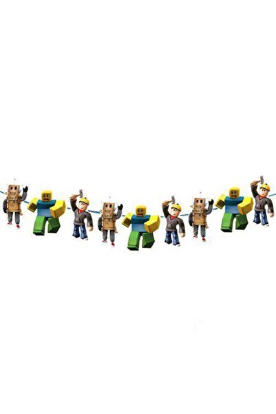 Parti Dükkanım Roblox Dekoratif Banner 160x17 Cm