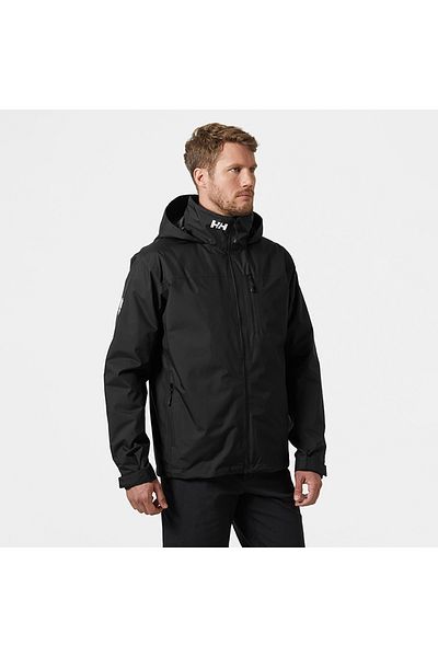 Helly Hansen Crew Hooded Midlayer 2 Men's Black Hooded Coat