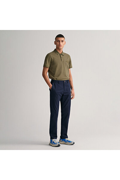Gant Erkek Lacivert Slim Fit Chino Pantolon