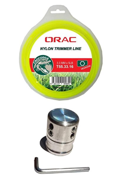 escpowertools Tırpan Örümcek Başlık ve Orac Altı Köşe Tırpan Misinası