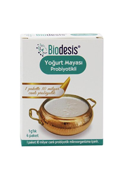 Biodesis Probiyotikli Yoğurt Mayası 1 gr x 4 Paket