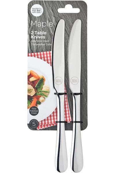 Taylor’s Eye Witness TEW 2PCS STAINLESS STEEL TABLE KNIVES