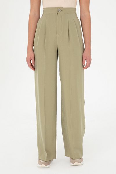 U.S. Polo Assn. Women's Light Khaki Canvas Trousers 50290906 -Vr183