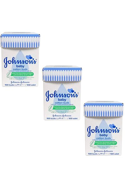 Johnson´s Baby Johnsons baby ear cleaning stick 100 pieces 3 packs