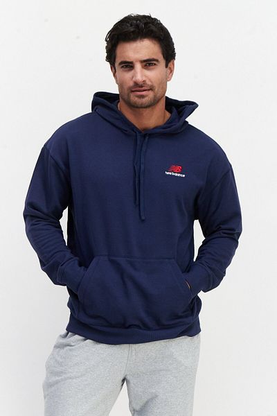 New Balance Men Sportswear Fit Long Sleeves Running Sweatshirt, Navy Blue Combo