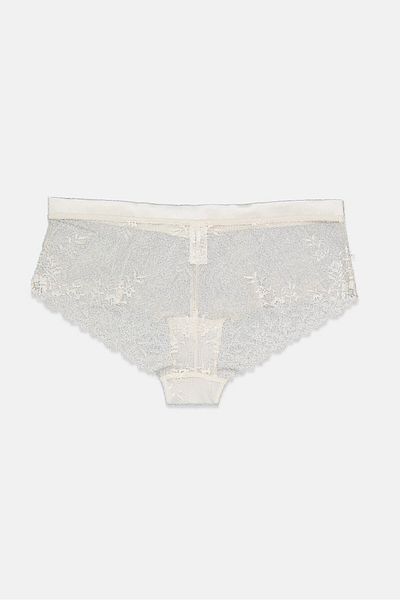 Tchibo Women Lace Panty, Cream White