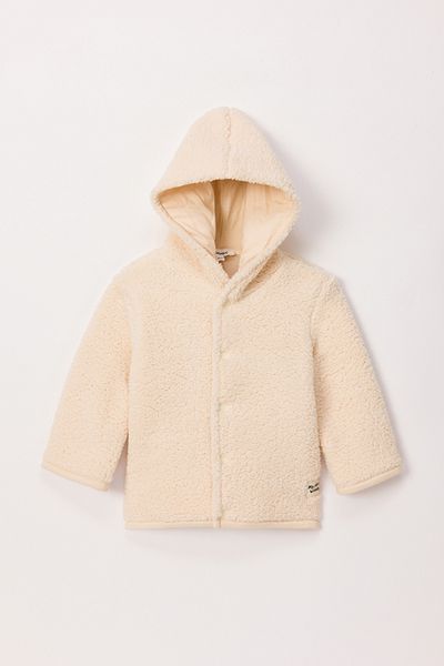 Woody 133 Parchment Hooded Coat - Bjb