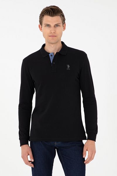 U.S. Polo Assn. Men's Black Basic Sweatshirt 50289062 -Vr046