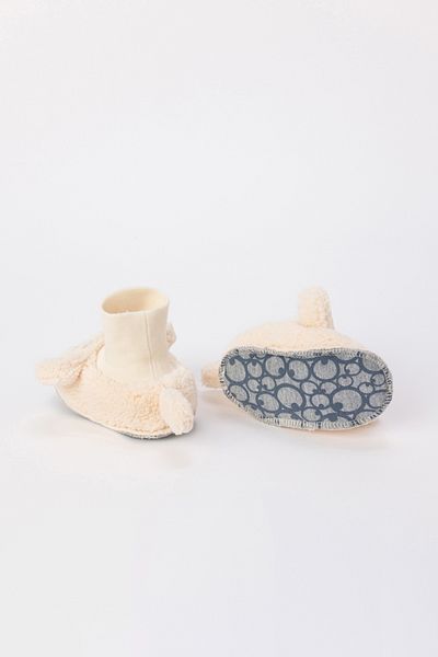 Woody Velsoft Booties-Bbo - 133 Parchment
