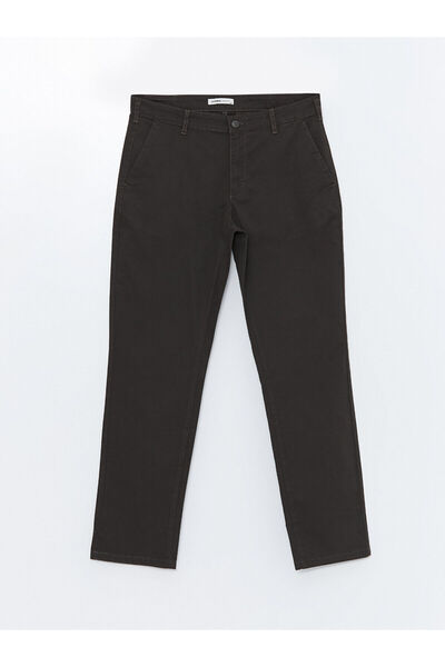 LC Waikiki Khaki Standard Fit Gabardine Men's Chino Pants