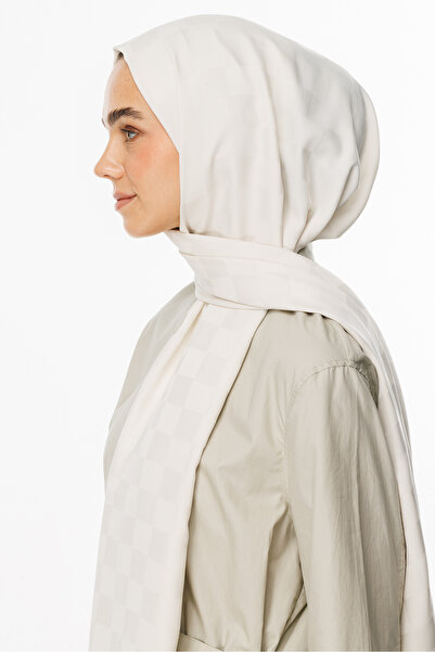 Mooncorn Μεταξένιο ζακάρ σάλι με μοτίβο μαργαριταριών