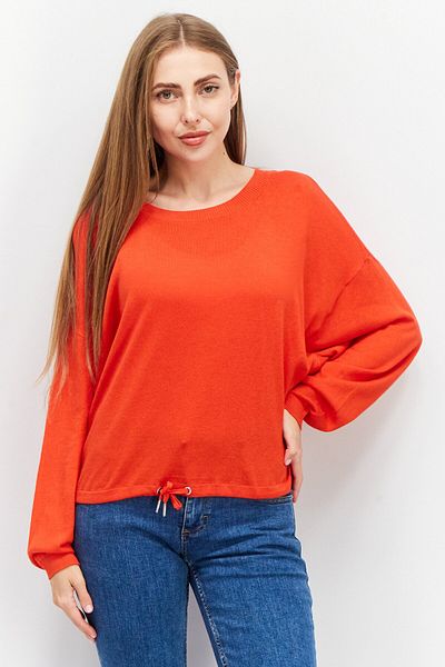 Esprit Women Round Neck Solid Sweatshirt, Red