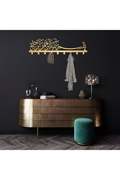 DECOVIENO Metal Askılık, Elbise Askılığı,Duvar Askılık, Vestiyer Elbise Askıs...