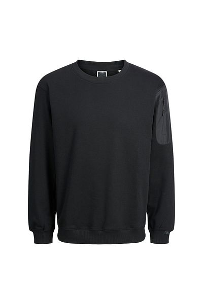 Jack & Jones Мъжки суитшърт с кръгло деколте Jack&Jones Raymer, черен