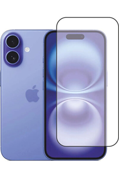 Noppax İphone 16 Plus tam kapatan ekran koruyucu film kırılmaz cam tamperli cam