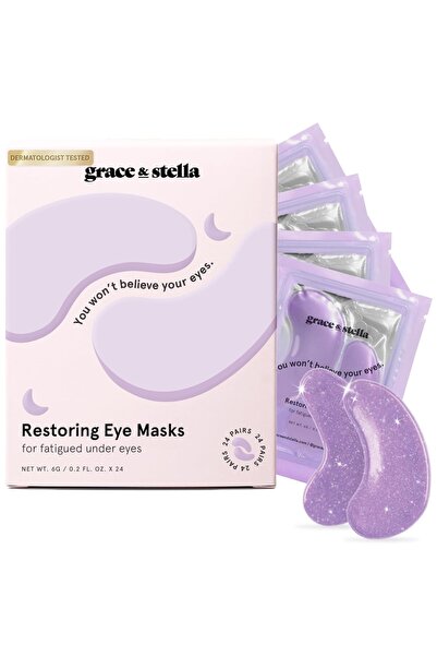 grace & stella Restoring Eye Mask Koyu Halkalar Için Onarıcı Göz Maskesi Reti...
