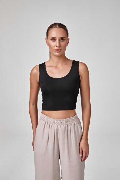 relactive حزام نسائي سميك قصير باللون الأسود