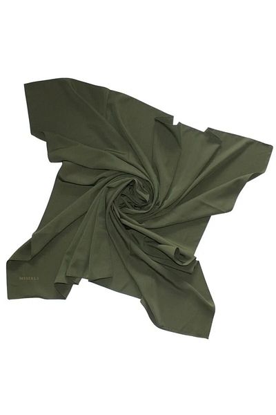 Valino 110x110 Μεταξωτό Φουλάρι Medina - Χακί