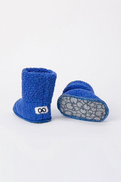 Woody Velsoft Booties-Boo - 875-Blue
