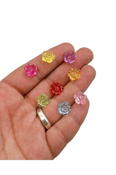 ella'nın çarşısı Jan Janlı Ακρυλικό Τριαντάφυλλο Μοντέλο Bocuk 20 Τεμάχια.