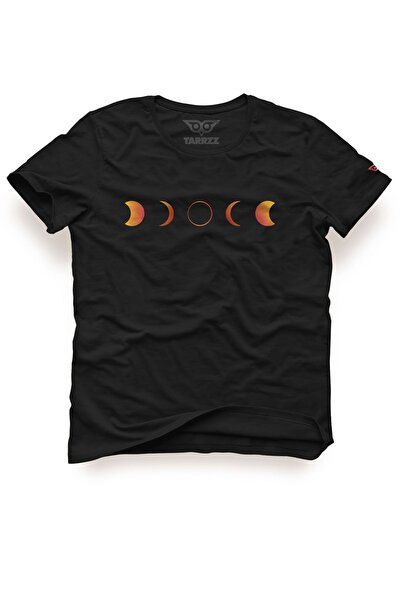 Tarrzzcom Full Moon Design T-Shirt Cotton Short Sleeve Crew Neck Printed T-shirt