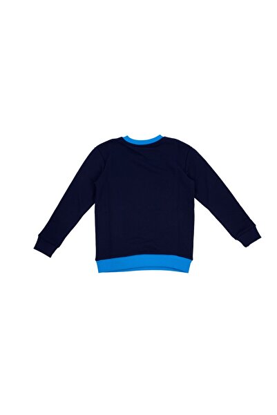 United Colors of Benetton Hanorac pentru băiat, albastru bleumarin - Mix de culori