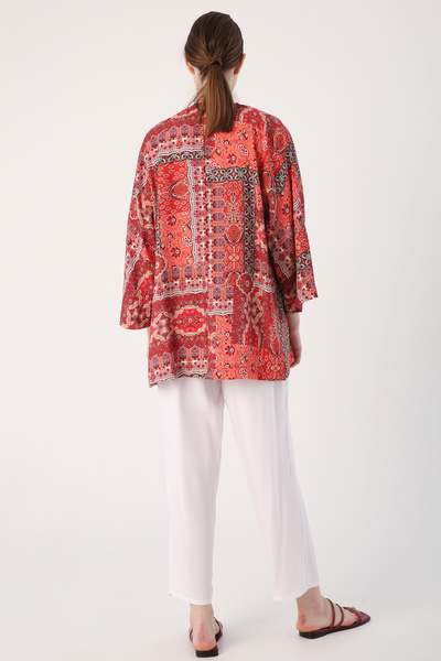 ALLDAY Beyaz Beli Lastikli Geniş Paça Pantolon