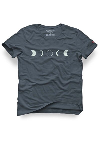 Tarrzzcom Full Moon Design T-Shirt Cotton Short Sleeve Crew Neck Printed T-shirt