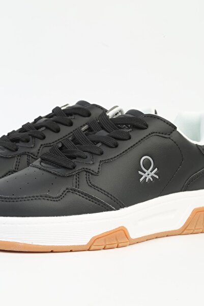 Benetton ®   Pantofi sport de damă alb-negru IMPORTAT BNI-11220