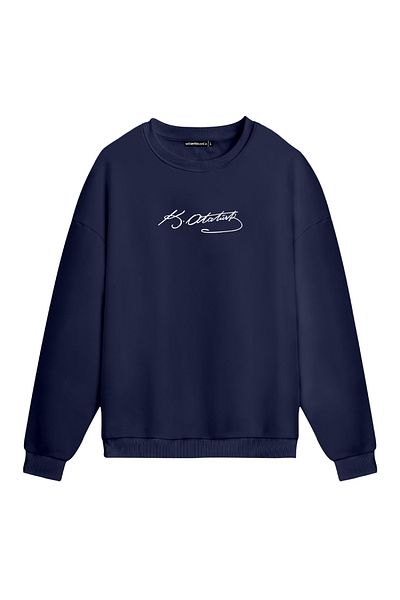 Mounte Bianca Unisex Mandala Atatürk Signature - Κανονικό φούτερ