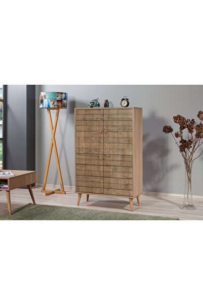 Vivense Multibox Natural Dolap Ahşap Ayak