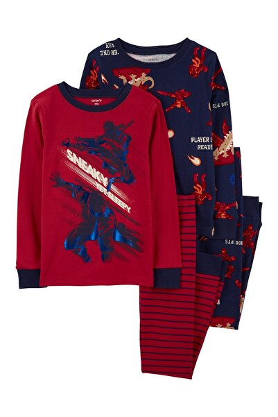 Carter's Erkek Çocuk Pijama Set 4'lü Paket