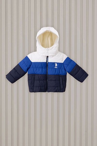 U.S. Polo Assn. Baby Boy Red Baby Coat