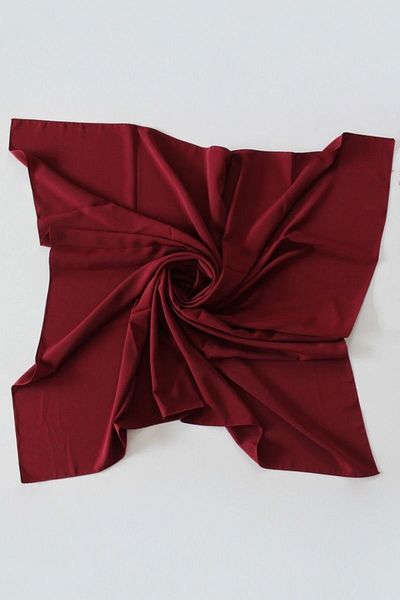 Valino 110x110 Μεταξωτό Φουλάρι Medina - Σκούρο Κόκκινο