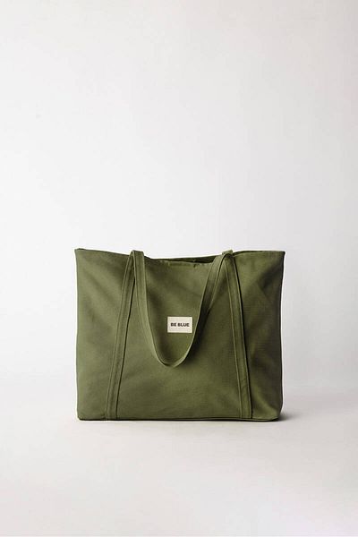 BE BLUE Khaki Canvas Bag