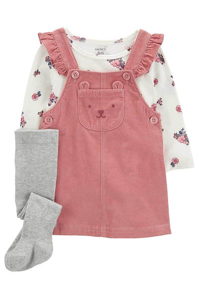 Carter's Baby Girl Salopet Set 3 Pack