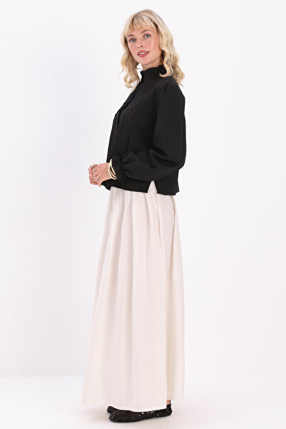 ALLDAY Stone Detailed Flared Skirt