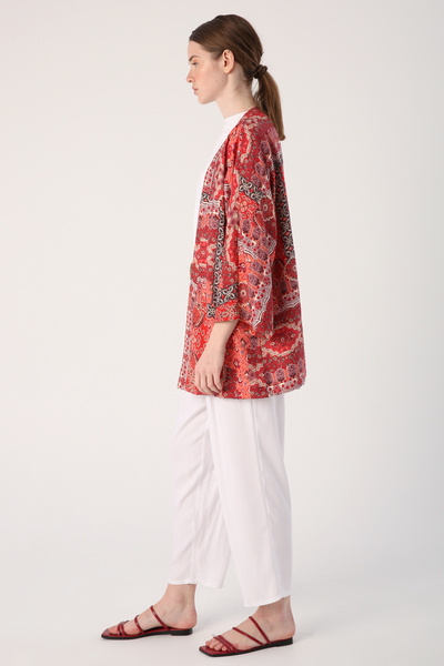 ALLDAY Beyaz Beli Lastikli Geniş Paça Pantolon