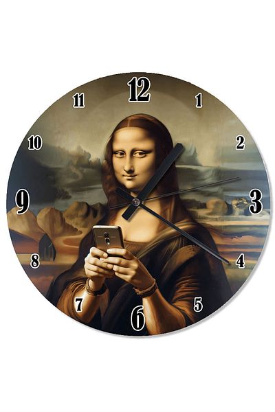 ekart Mona Lisa Telephone Wall Clock