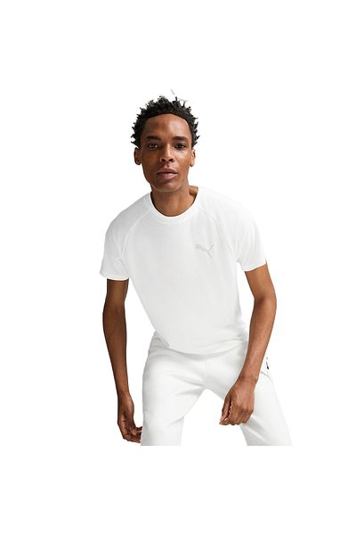Puma Tricou alb pentru bărbați Evostripe în stil casual 68169702
