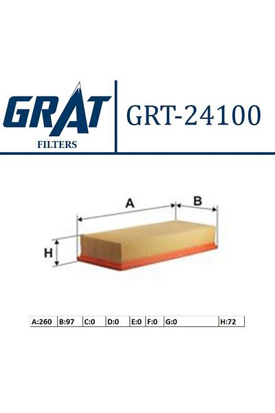 GRAT Air Filter (Dacia Duster 1.5Dci 4×4)