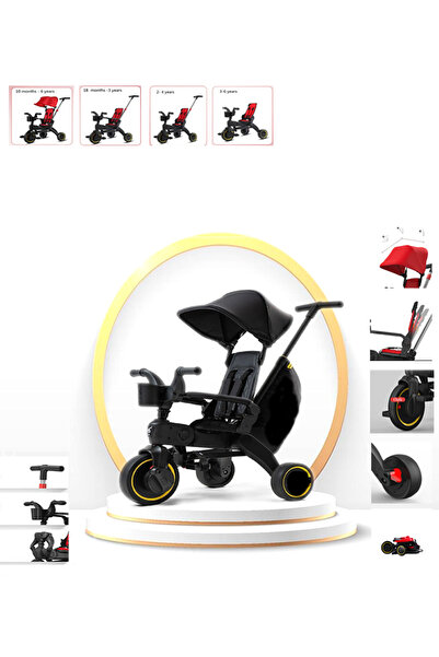 Maxi Taxi Trike Plus F3 Ebeveyn Kontrollü Katlanabilir Bisiklet Siyah