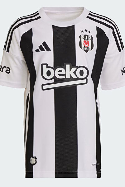 adidas 2024-2025 Kids Home Jersey - Bjk Striped, Home Jersey, Youth Jk2785