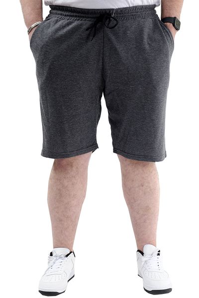 ModeXL شورت رجالي بجيوب - موديل XL مقاس كبير، WAFFLE 23498 أنثراملانج